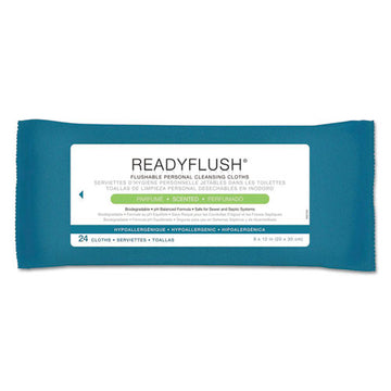 Medline Readyflush Biodegradable Flushable Wipes, 8 X 12, 24-pack, 24 Pack-carton freeshipping - TVN Wholesale